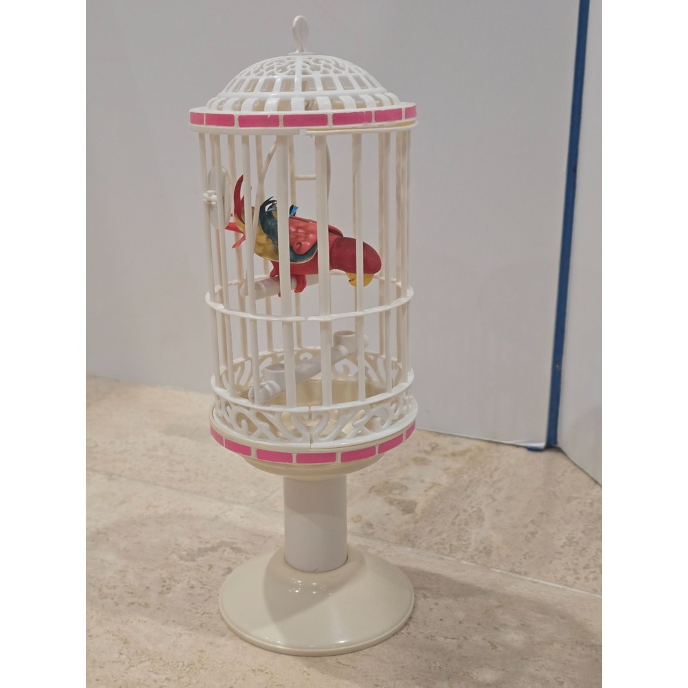 Vintage 1985 Barbie Tahiti Macaw with Cage and Accessories, #2064